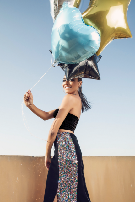 Velvet skirt