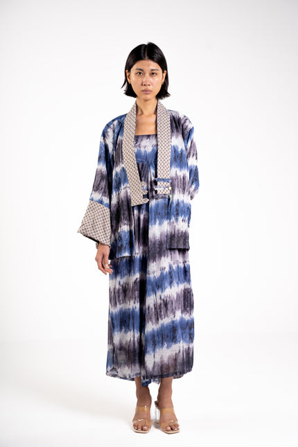 Double Face Light Linen Kimono
