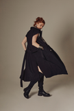 Sleeveless coat double side