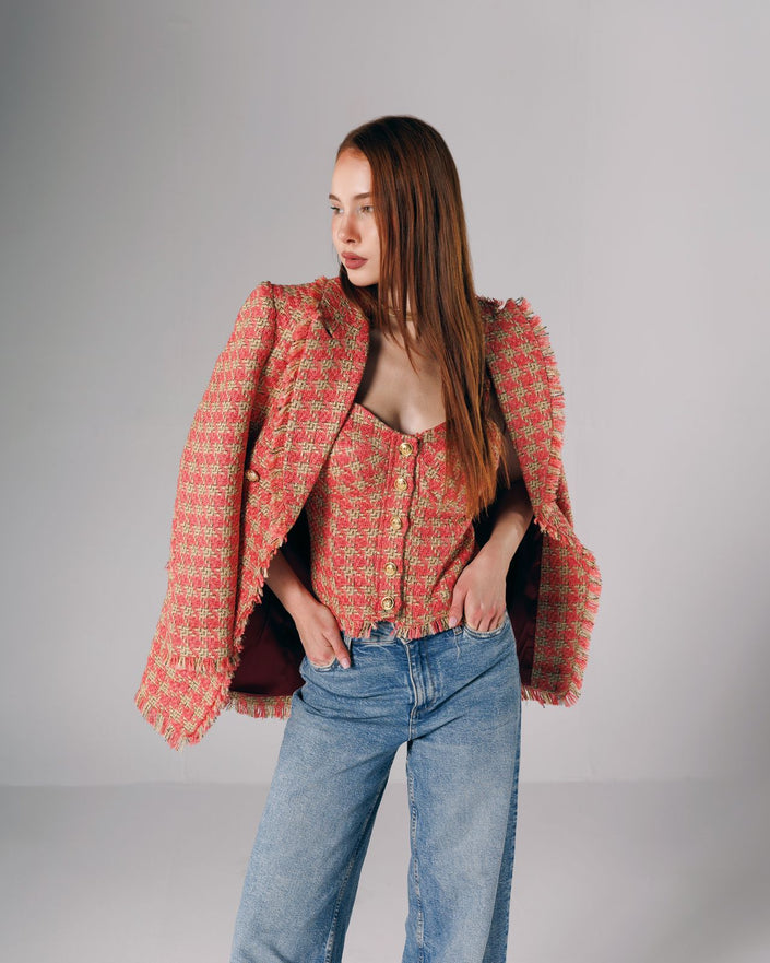 Wool bustier