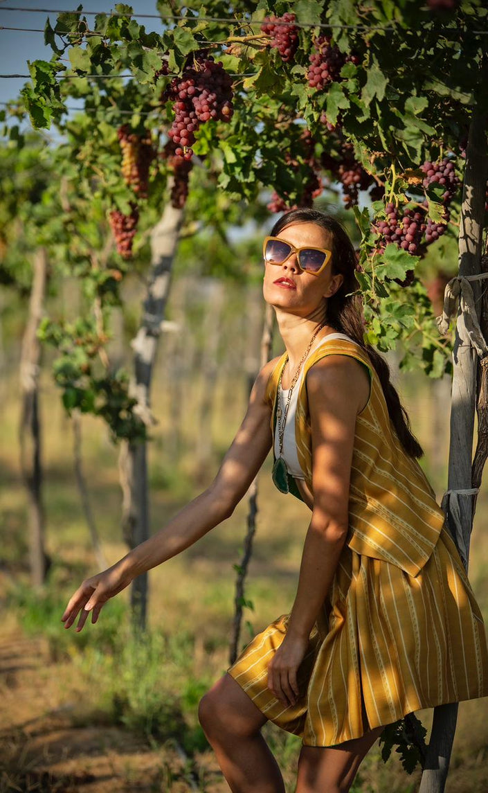 Double face skirt puffy