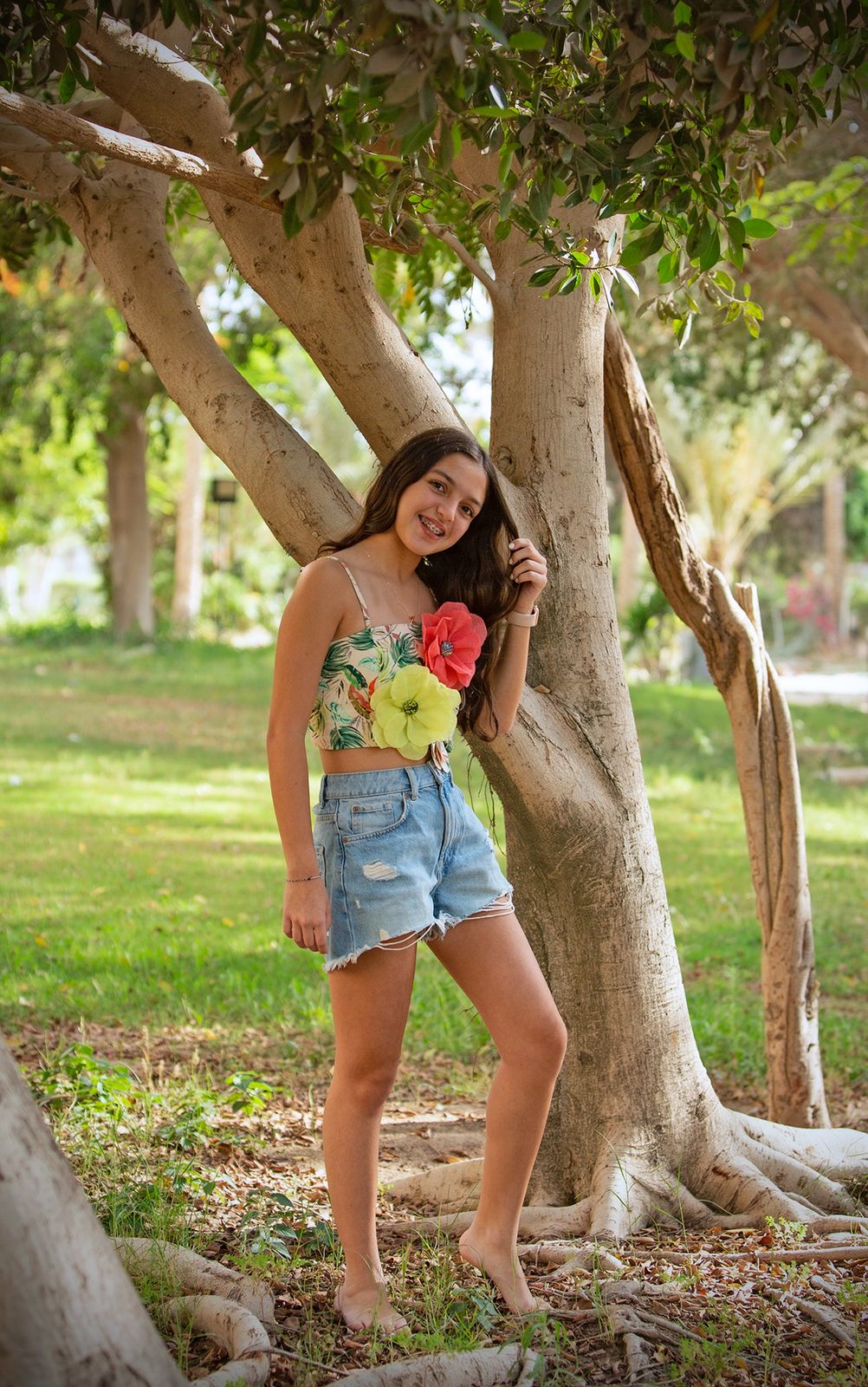 Handmade Flower Pin – Multicolor