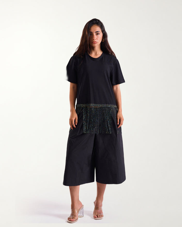 Bloom Gardens Fringe Set – Black