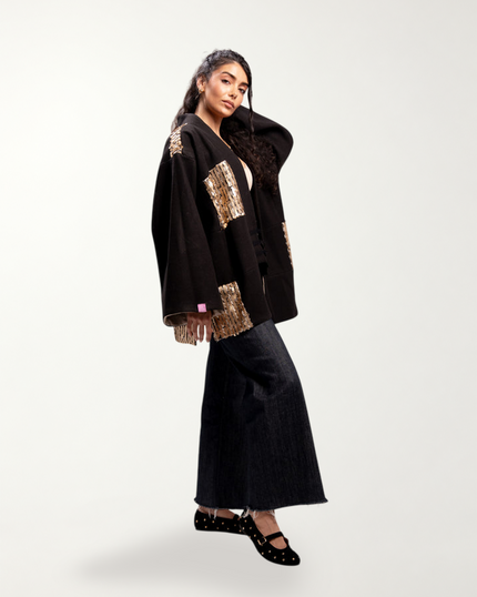 Topaz Short Kimono