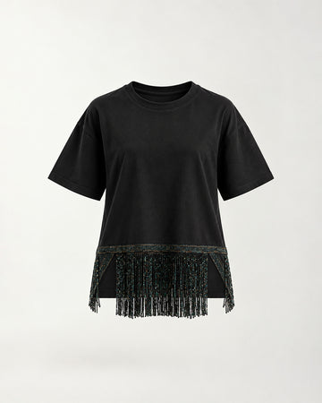 Bloom Gardens Fringe Set – Black
