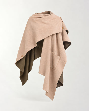 Haven Double Face Poncho