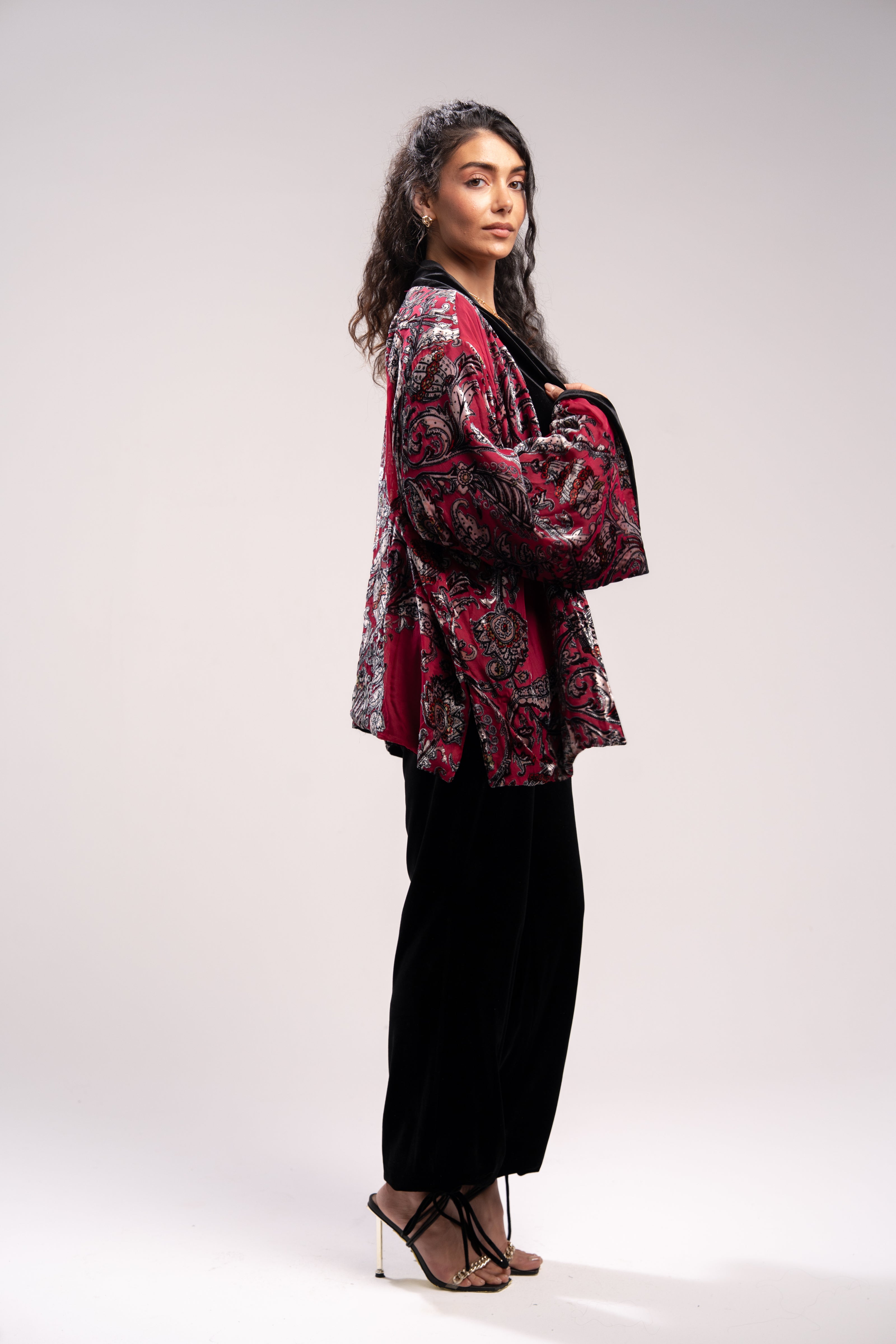 Black Velvet Pants