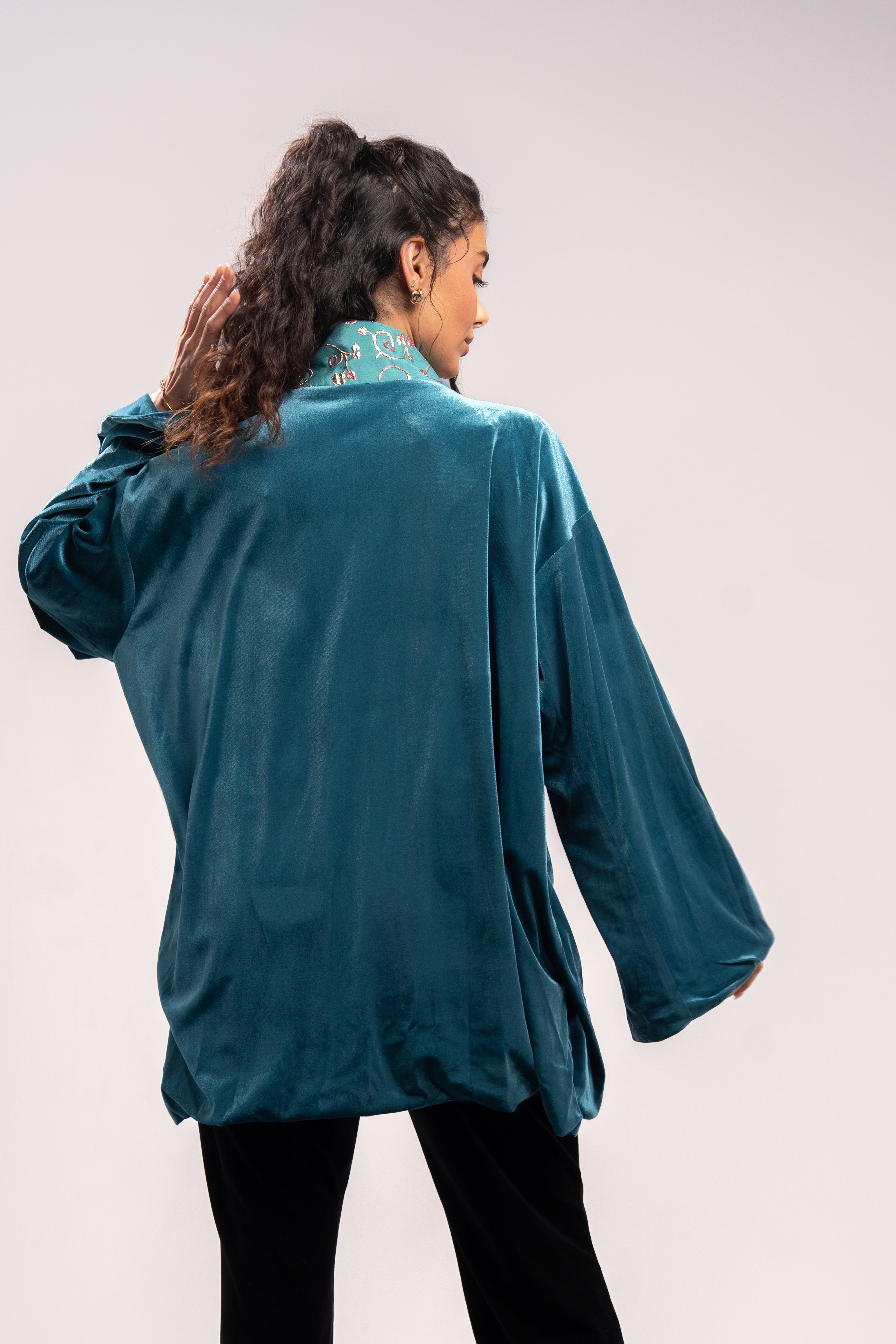 Turquoise Kimono & Kaftan