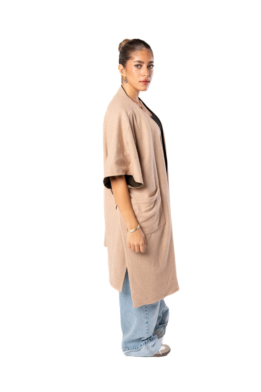 Haven Double Face Poncho