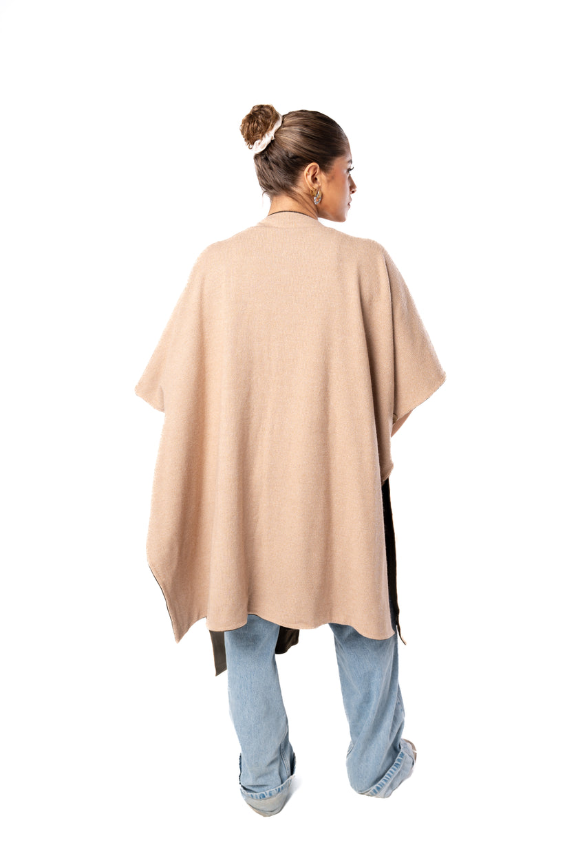 Haven Double Face Poncho