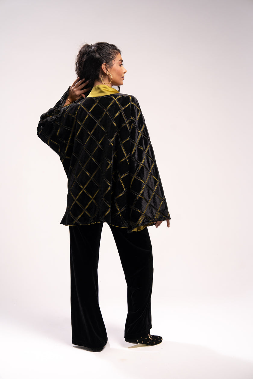 Midnight Short Kimono