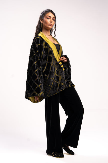 Midnight Short Kimono