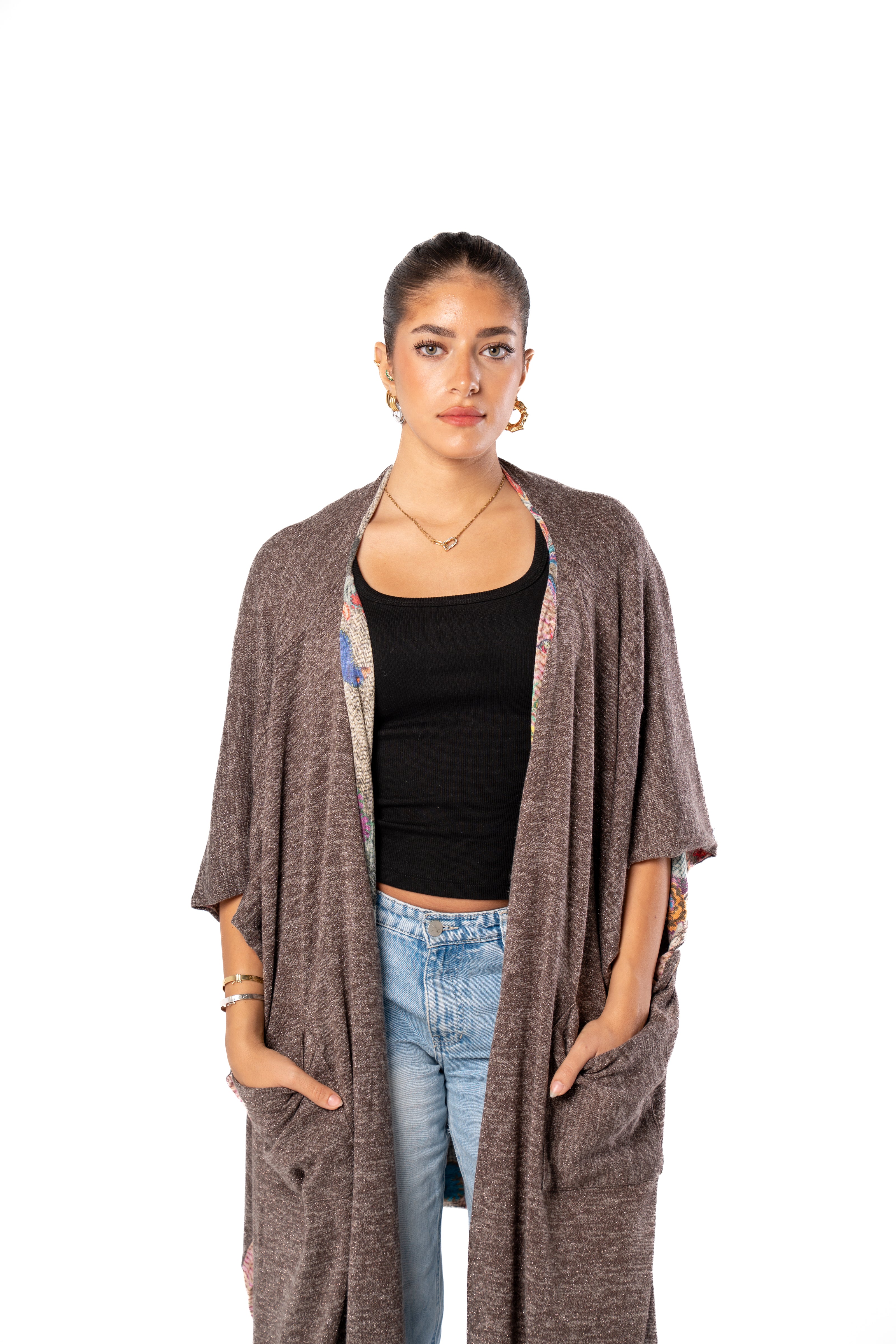 Haven Double Face Poncho