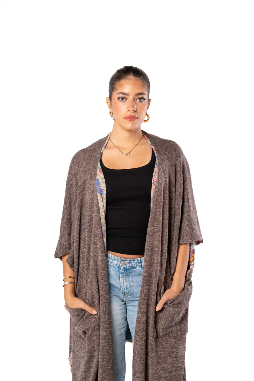 Haven Double Face Poncho