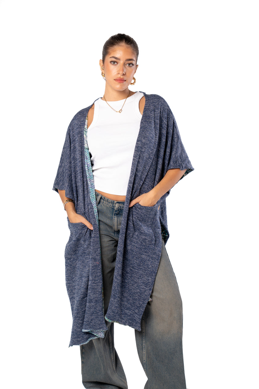 Haven Double Face Poncho