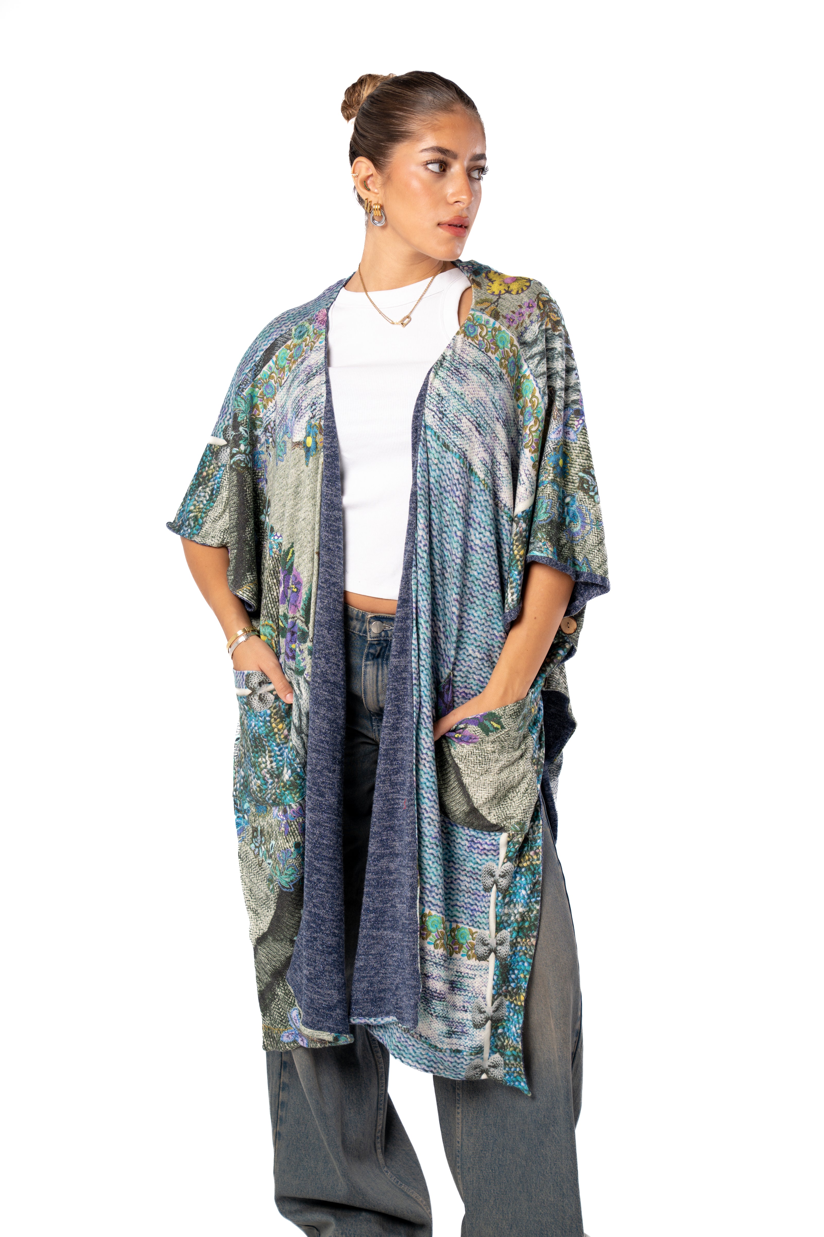 Haven Double Face Poncho