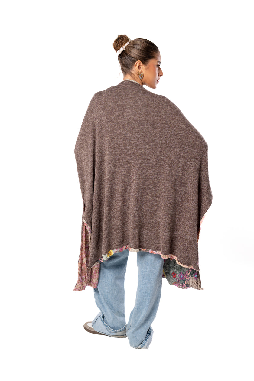 Haven Double Face Poncho