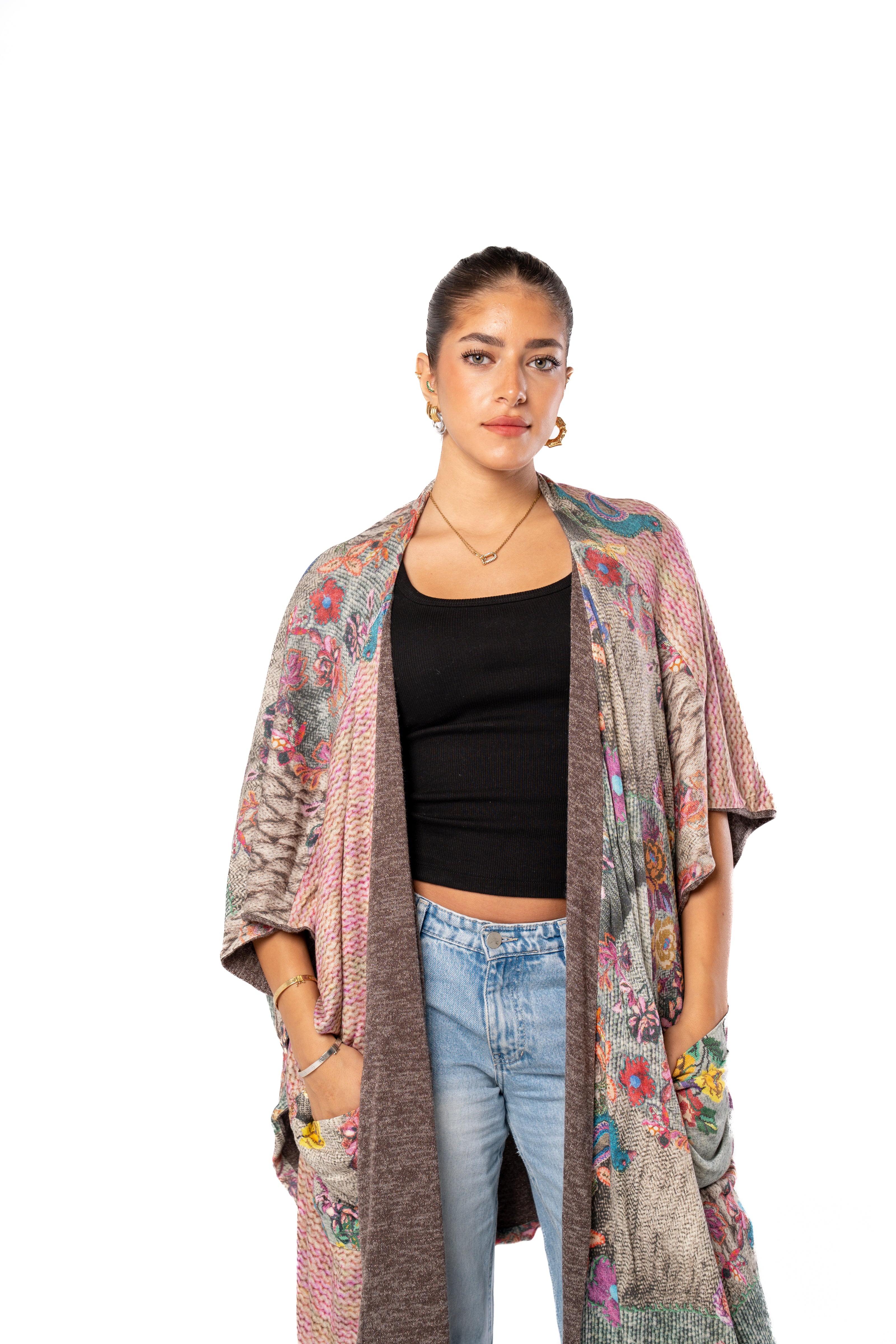 Haven Double Face Poncho