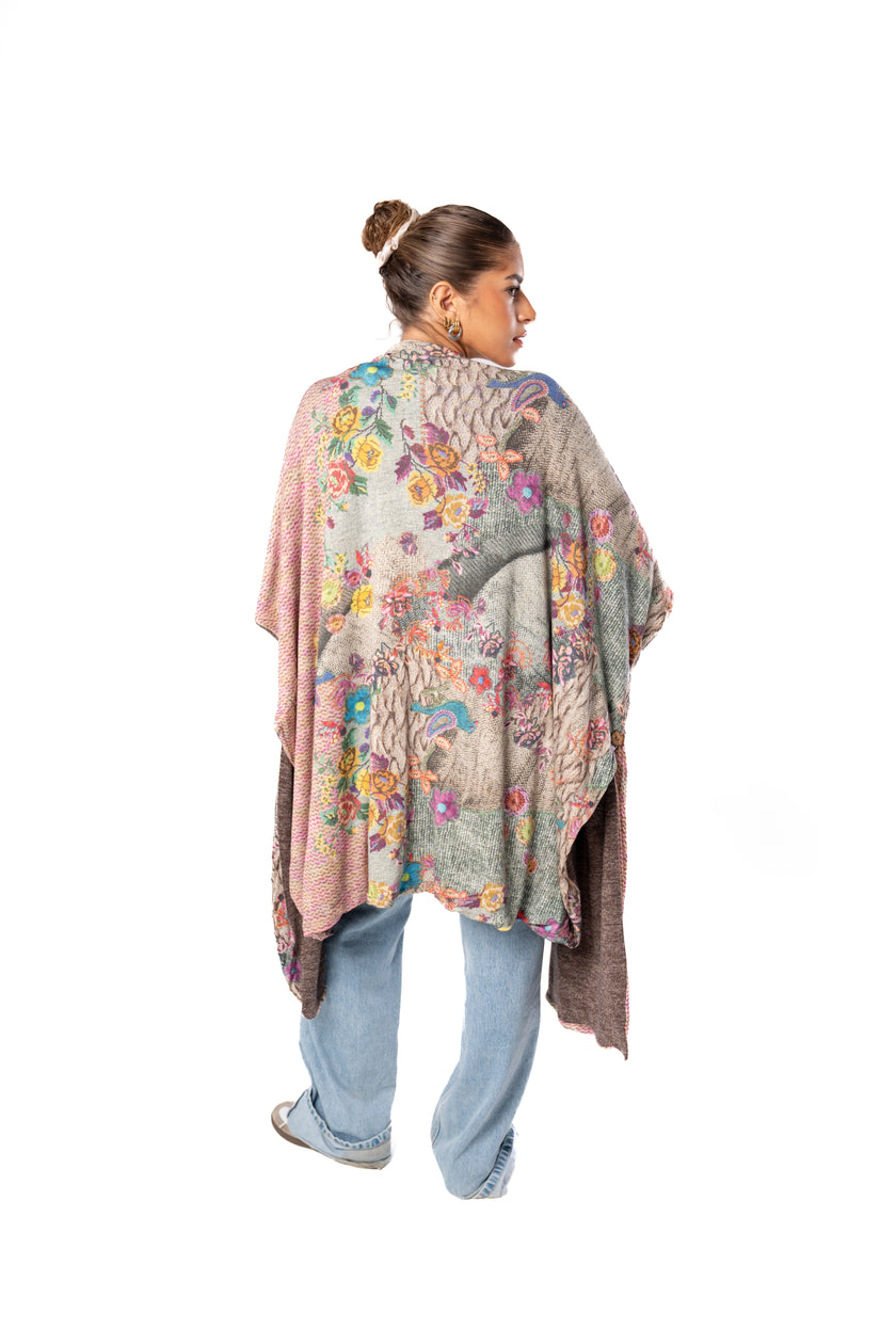 Haven Double Face Poncho