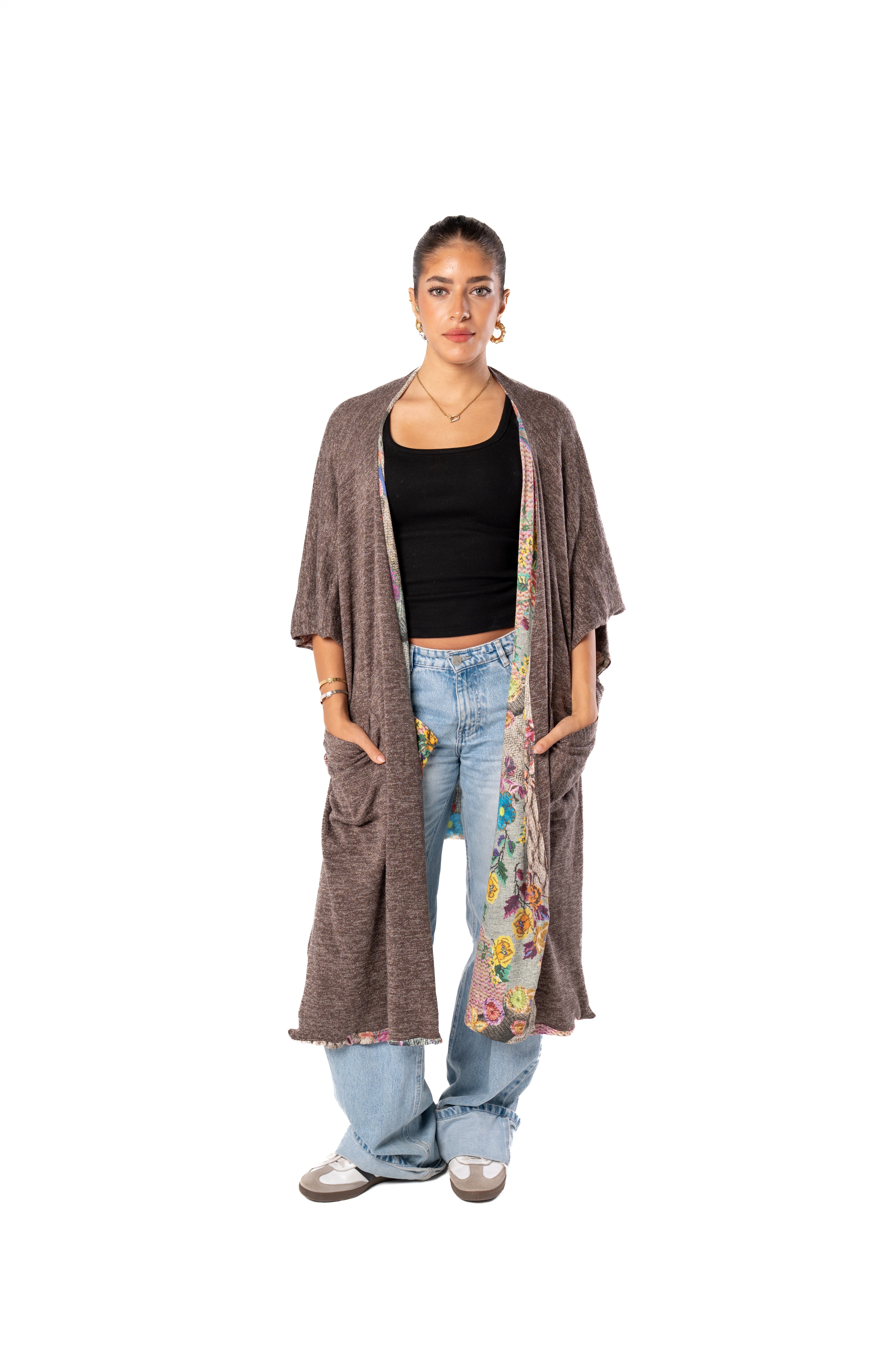 Haven Double Face Poncho