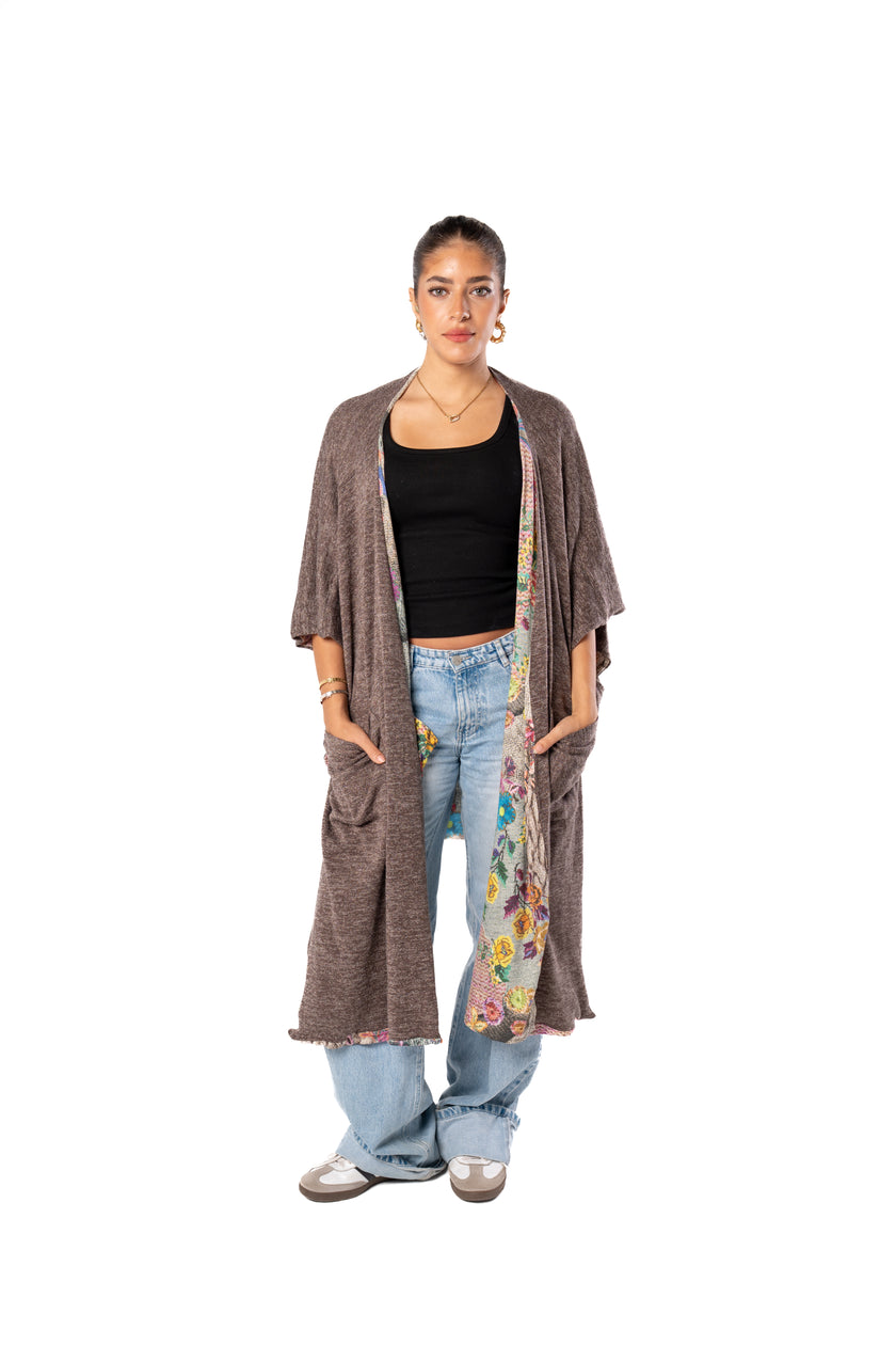 Haven Double Face Poncho