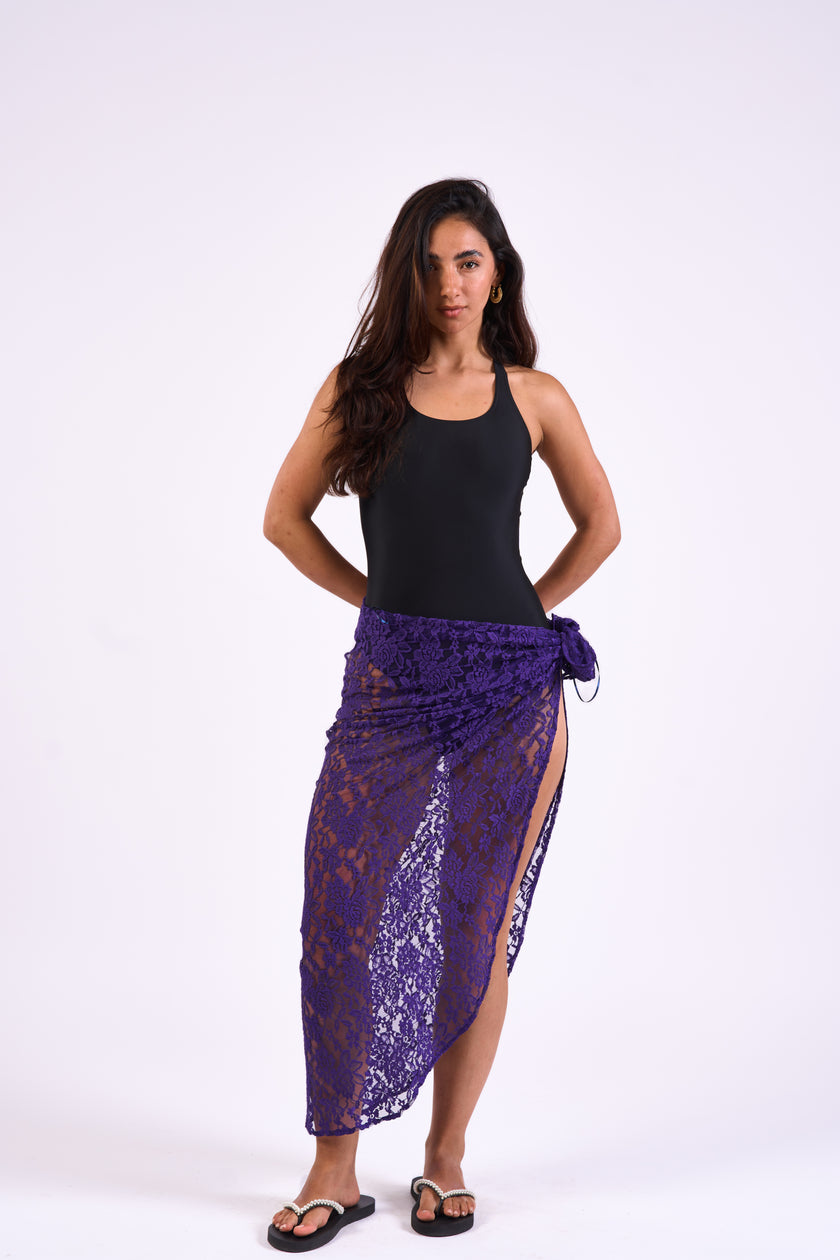Bloom gardens Lace Pareo Wrapped Skirt