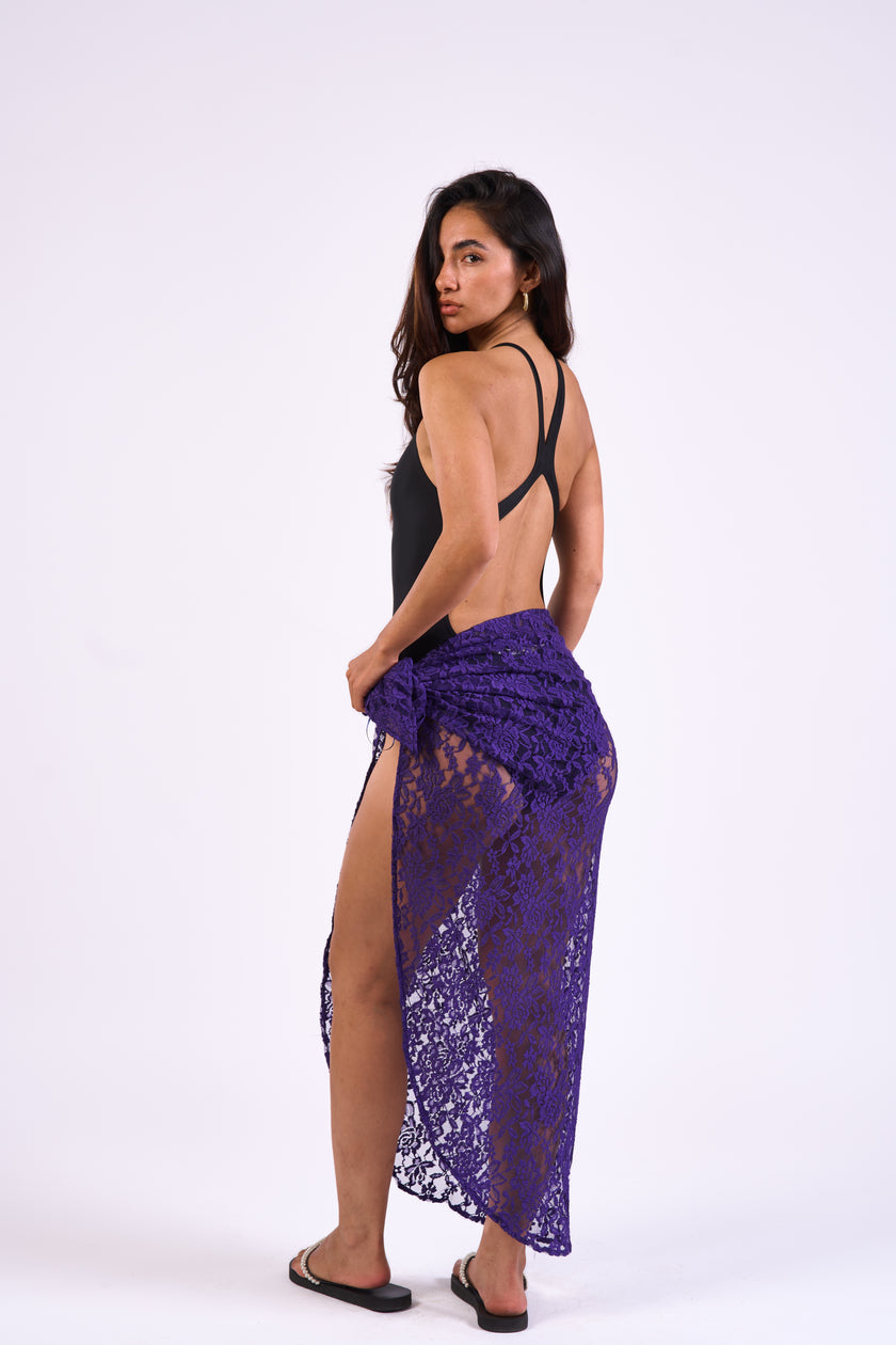 Bloom gardens Lace Pareo Wrapped Skirt