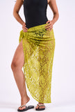 Bloom gardens Lace Pareo Wrapped Skirt