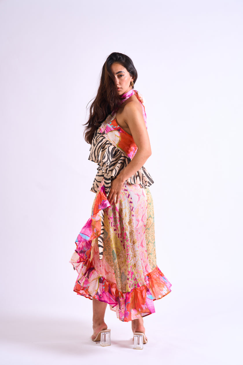 Sauvage garden Multicolor Skirt