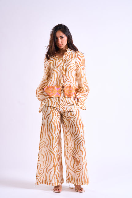 Sahara garden Oriental Giraffe Blouse