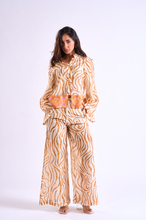 Sahara garden Oriental Giraffe Blouse