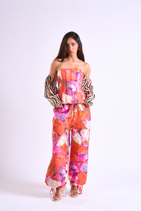 Sauvage garden corest with Zebra Sleeves