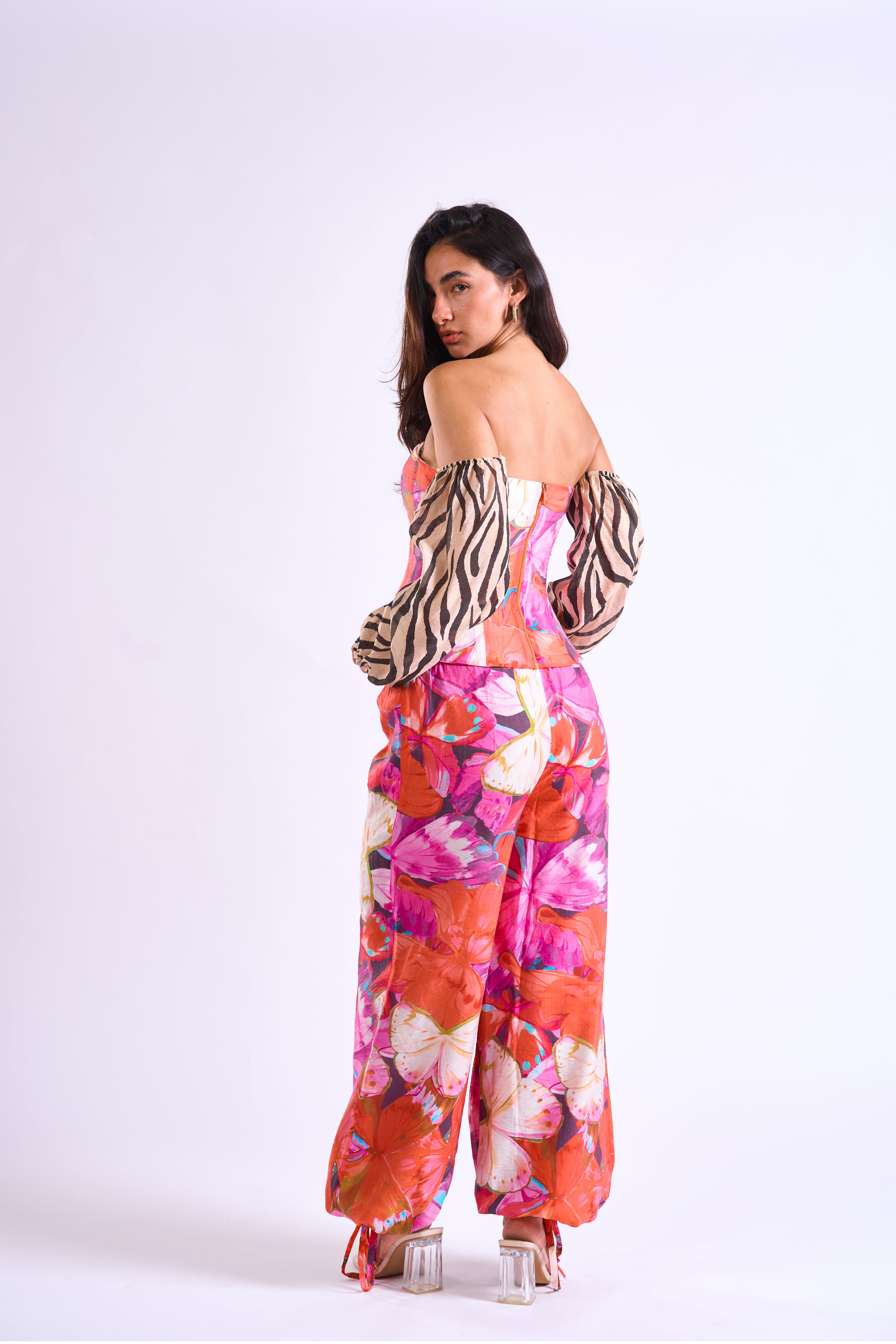 Sauvage garden corest with Zebra Sleeves