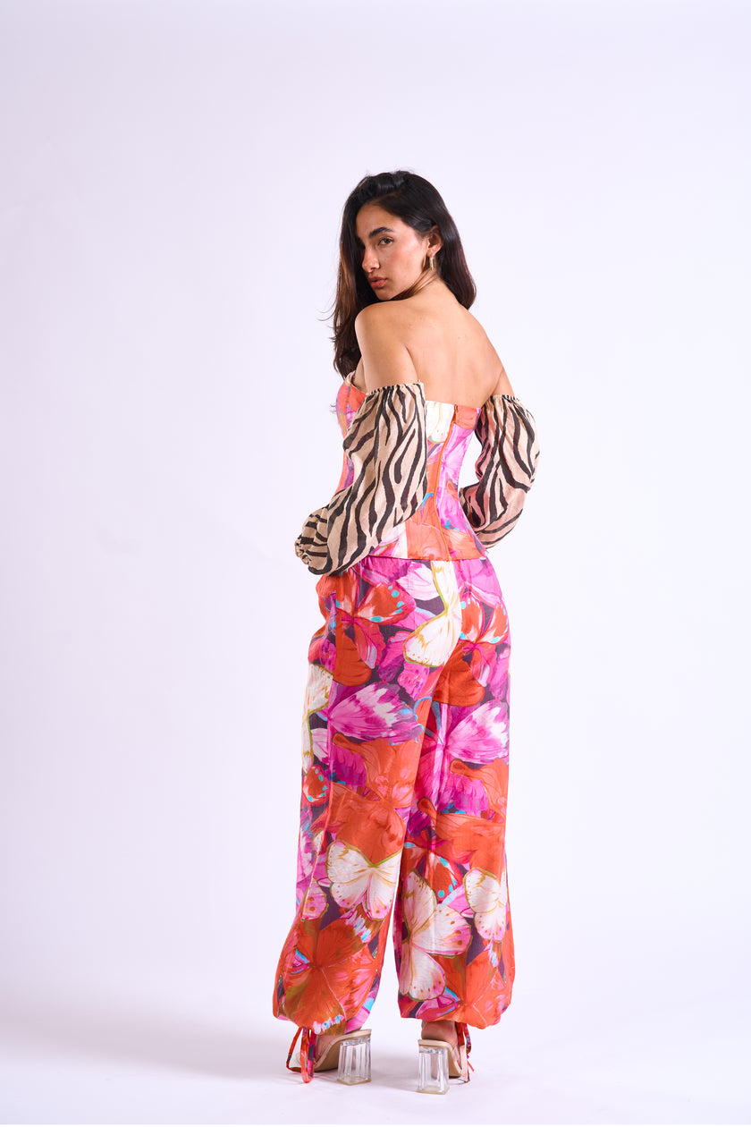Sauvage garden corest with Zebra Sleeves