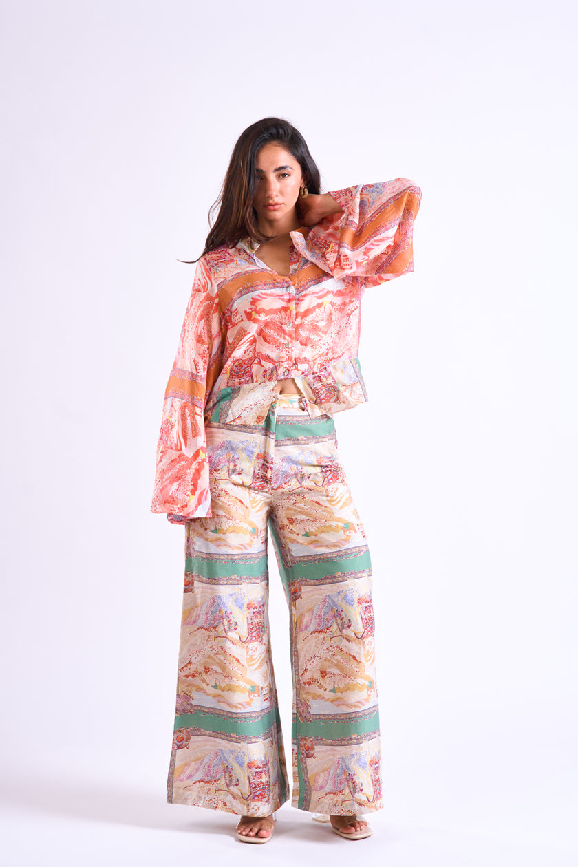 Sahara garden Oriental Patch Pantalon