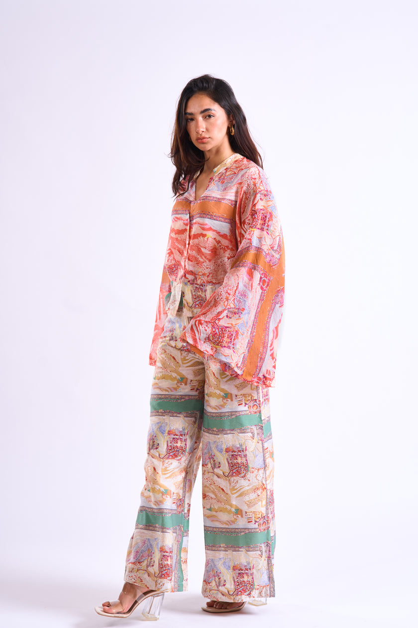 Sahara garden Oriental Patch Pantalon