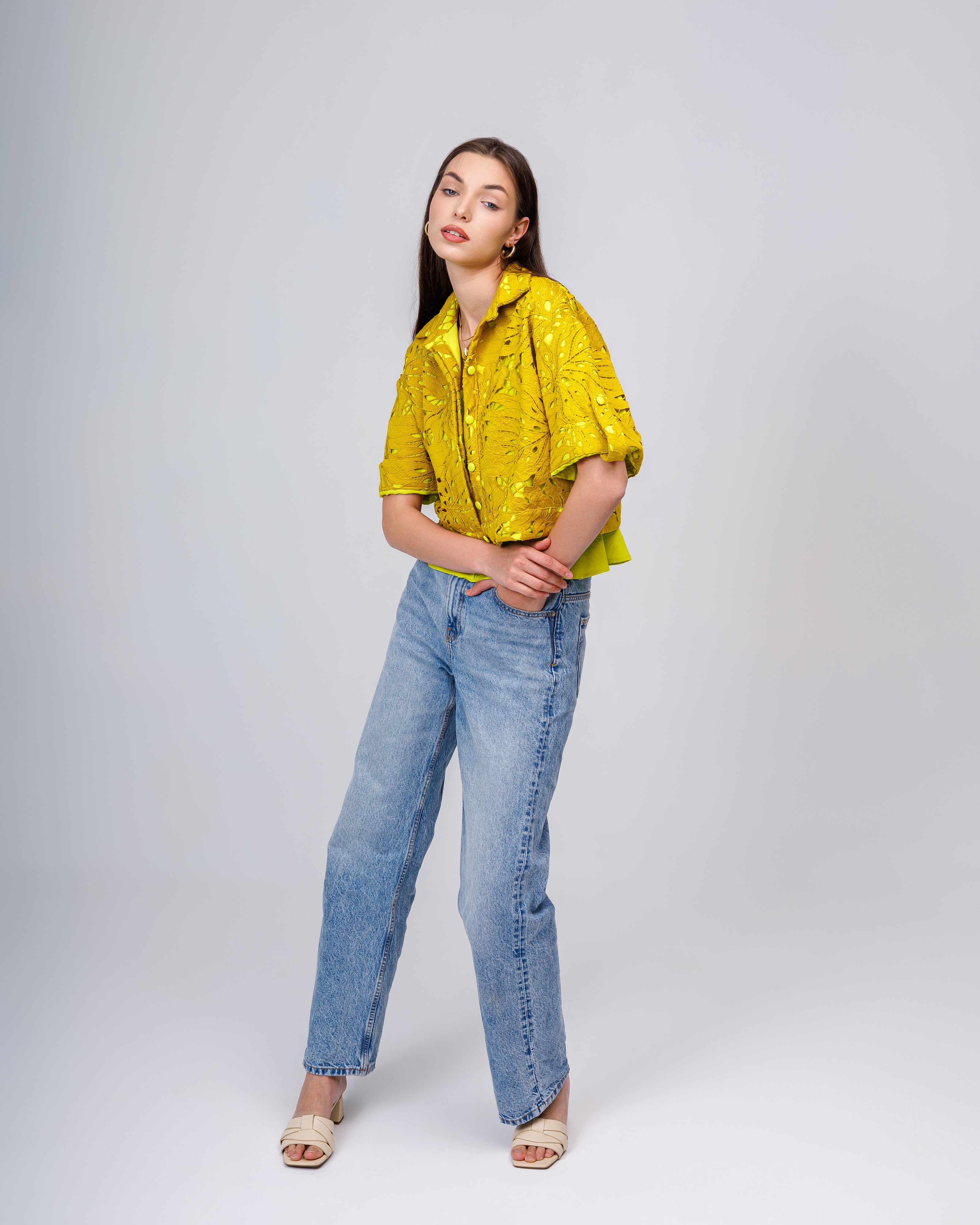 Guipure casual short Jacket