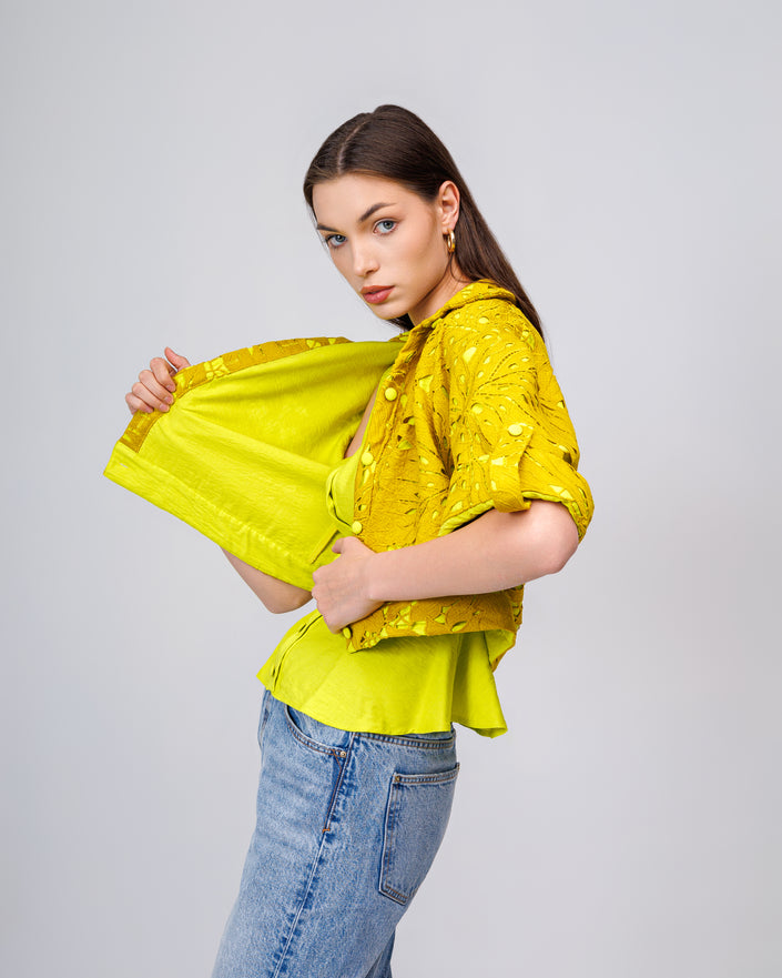 Guipure casual short Jacket