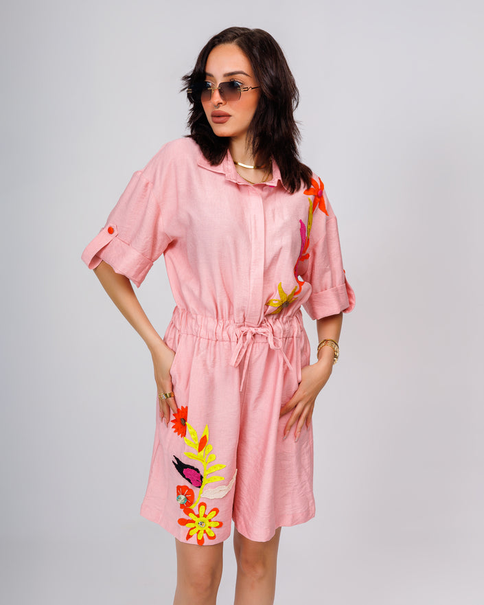 Safari short jumpsuit