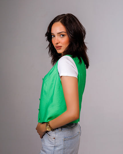 Linen Vest