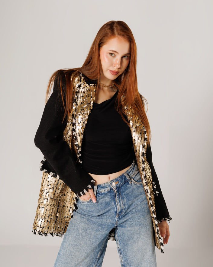 Golden blazer