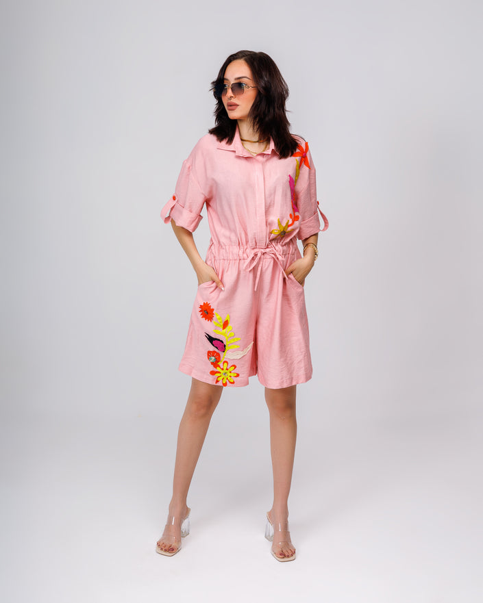 Safari short jumpsuit