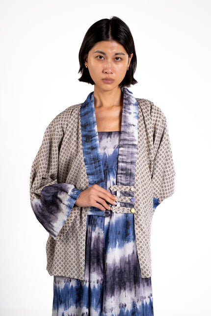 Double Face Light Linen Kimono